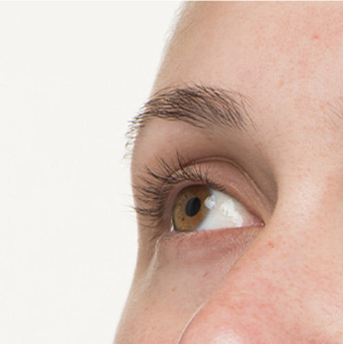 Lashes before using Nulastin Lash Follicle Fortifying Serum