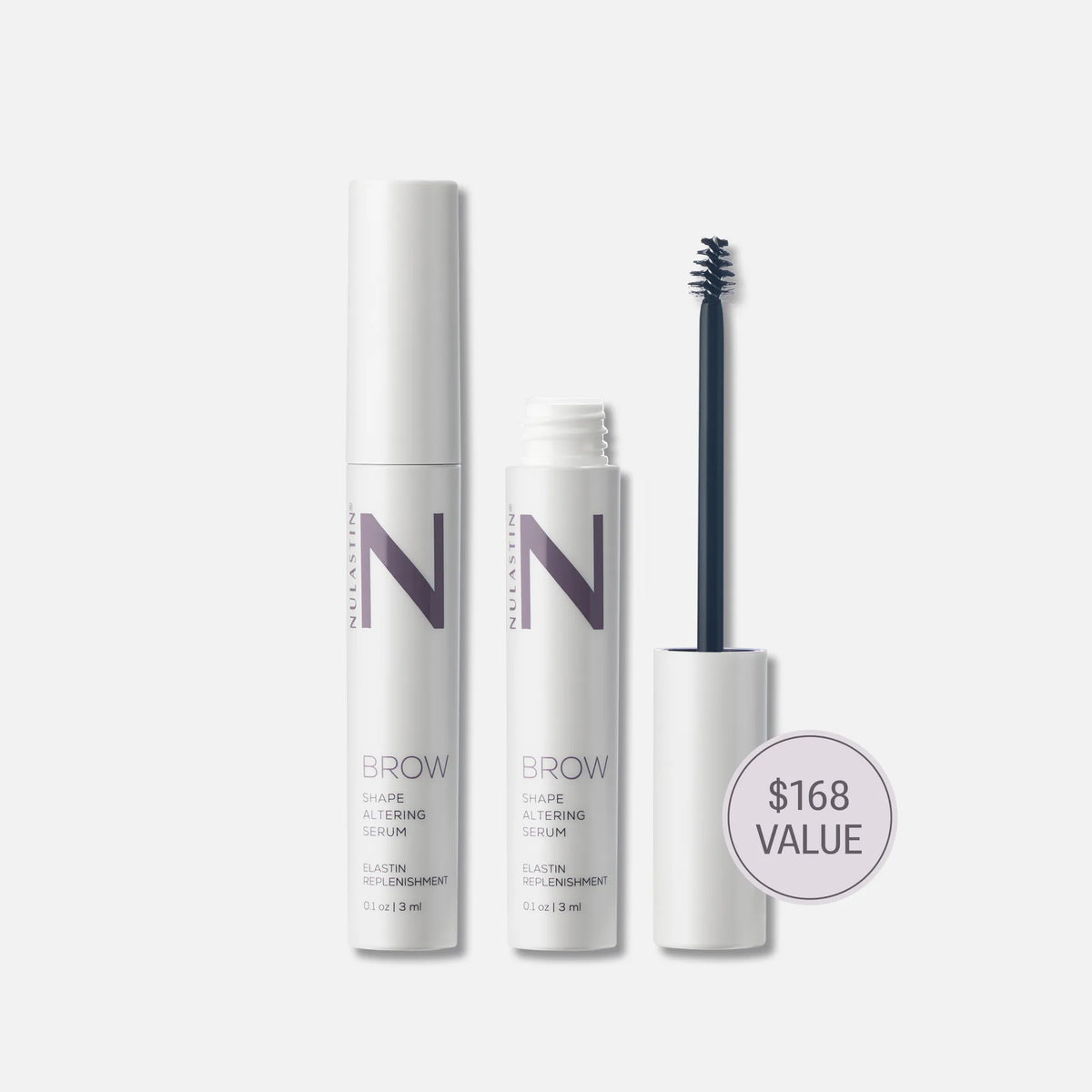 Brow Shape Altering Serum 2-Pack | Award Winning Nulastin Brow Serum