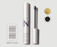 Tube of Nulastin’s award winning eyebrow serum for fuller looking brows