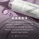 Angled view of the NULASTIN Signature Collection HAIR 2-Pack showcasing its serum bottles on a purple background