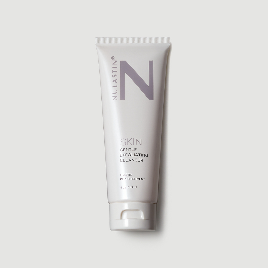 White NULASTIN Skin Cleanser Bottle against white background