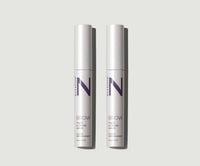 Two tubes of Nulastin’s award winning eyebrow serum for fuller looking brows