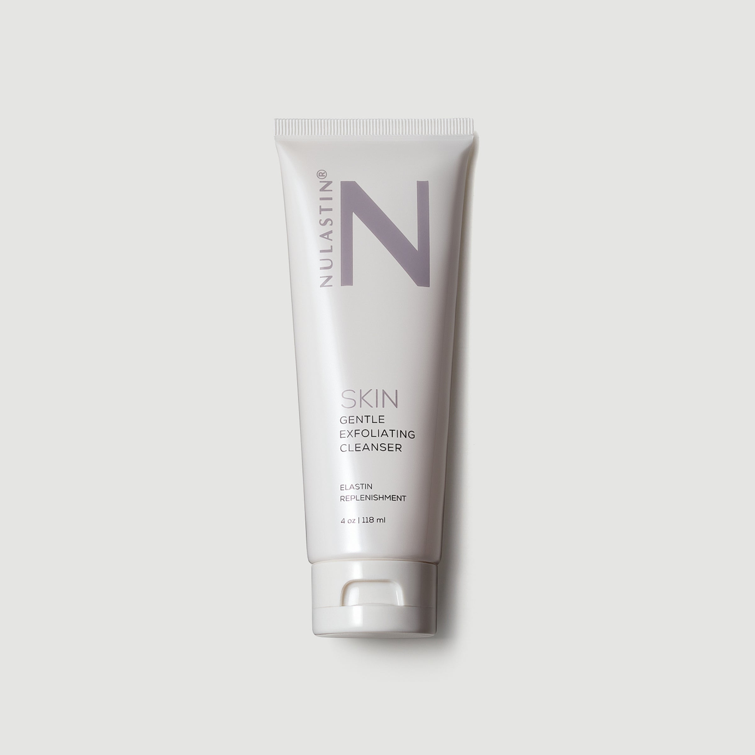 Tube of Nulastin’s Gentle Exfoliating Cleanser face wash  